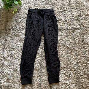 Sunday Best black cotton joggers